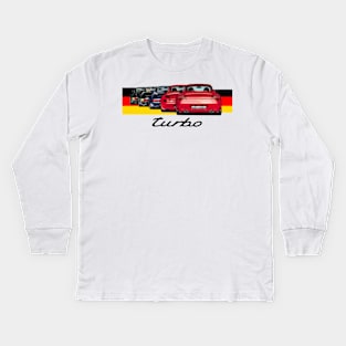 Shift Shirts Turbo Generations – 911 Turbo Inspired Kids Long Sleeve T-Shirt